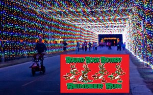 round rock rotary reindeer run 5k and family fun run dell diamond christmas lights