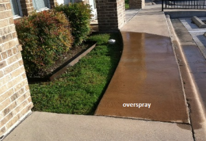 overspray