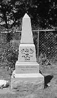 Sam Bass gravestone in Round Rock Cemetery