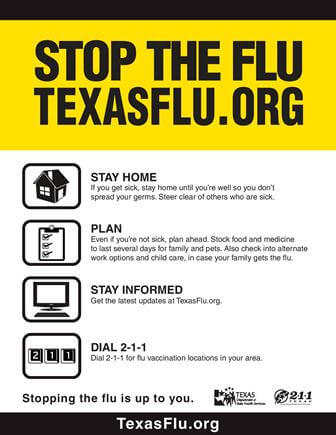 Stop the Flu infographic
