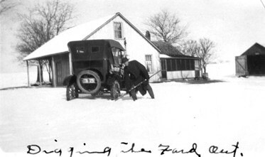 Snowstorm, 1927 (photo courtesy Ernest Johnson family)