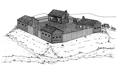 Sketch of Kenney Fort (based on written accounts)