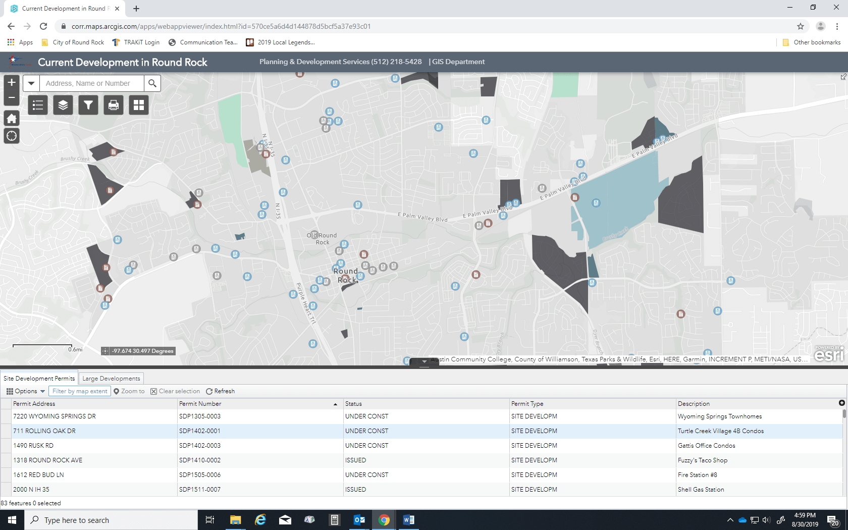Round Rock Zoning Map City Introduces New Current Development Map - City Of Round Rock