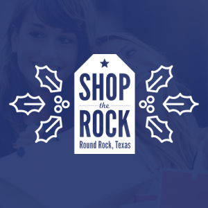 shop the rock holiday logo