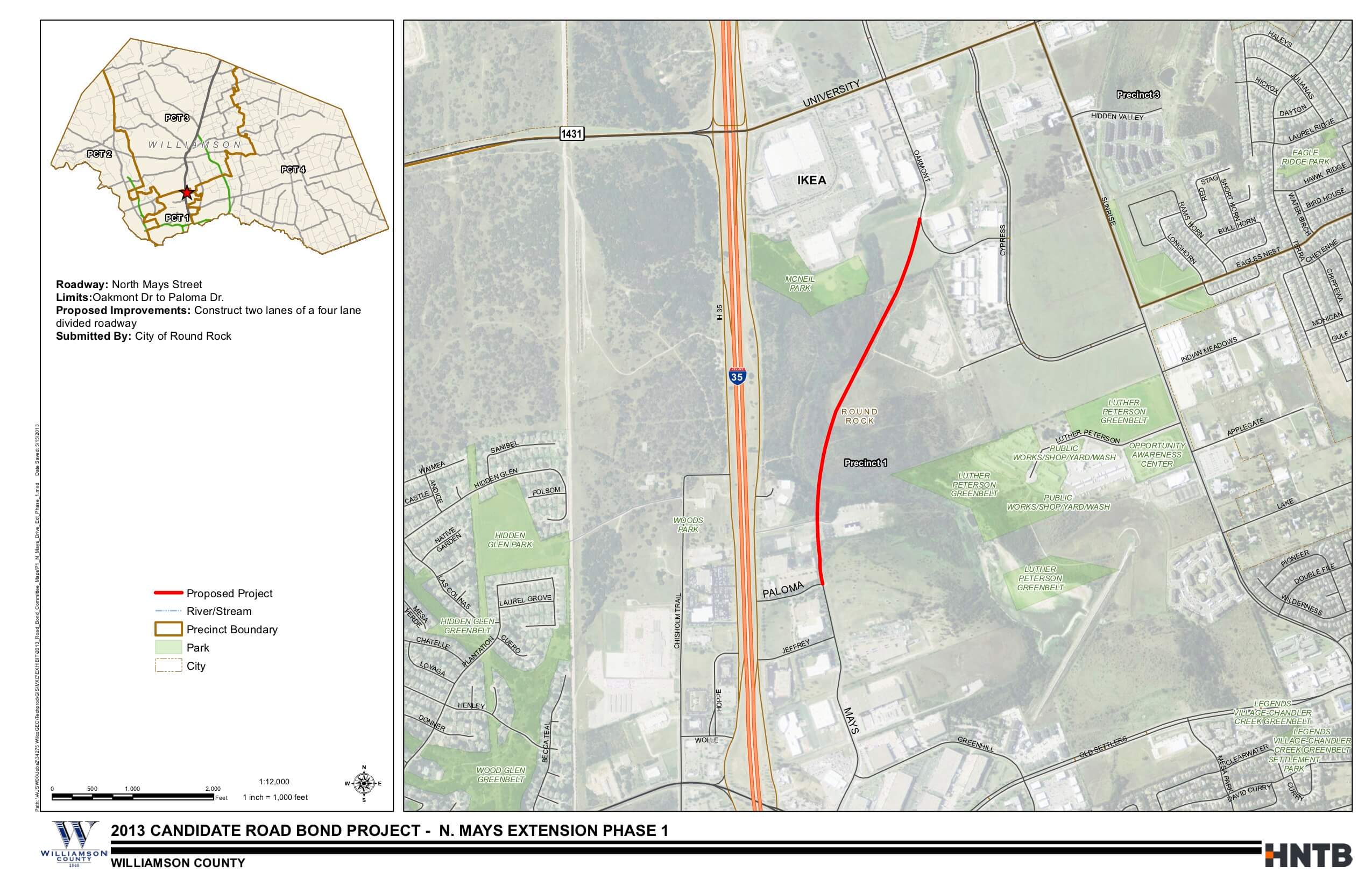 Council approves Mays Street extension agreement with Williamson County