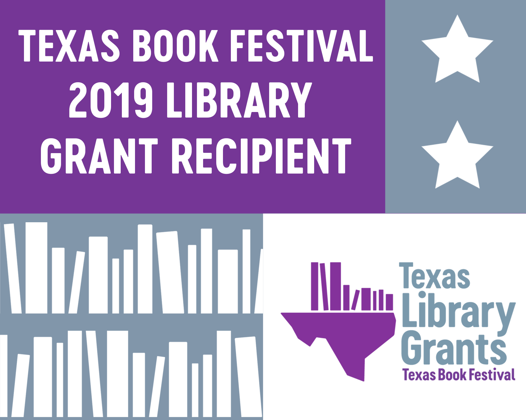 RRPL awarded Book Fest grant City of Round Rock
