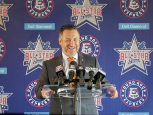 Mayor Morgan speaks at all star game announcement