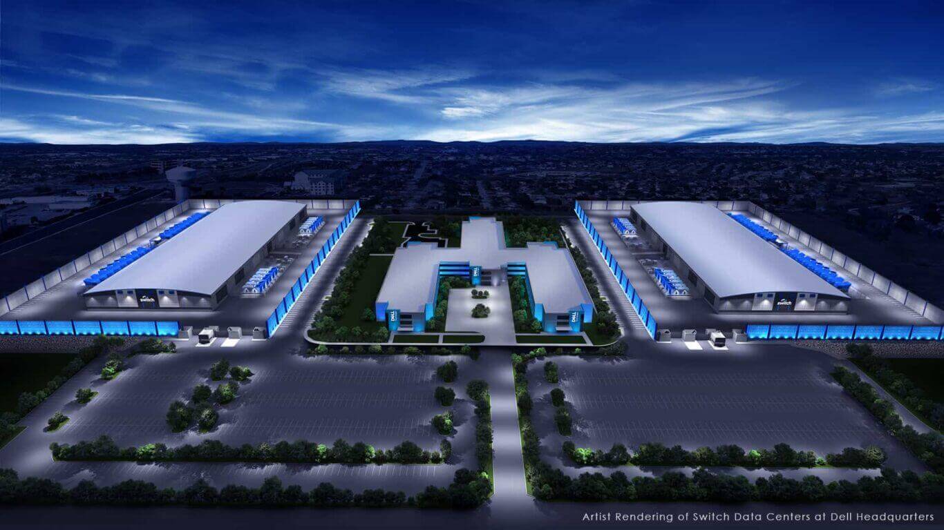 artist rendering of data center