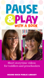 Pause and Play logo with Jane and Andrea