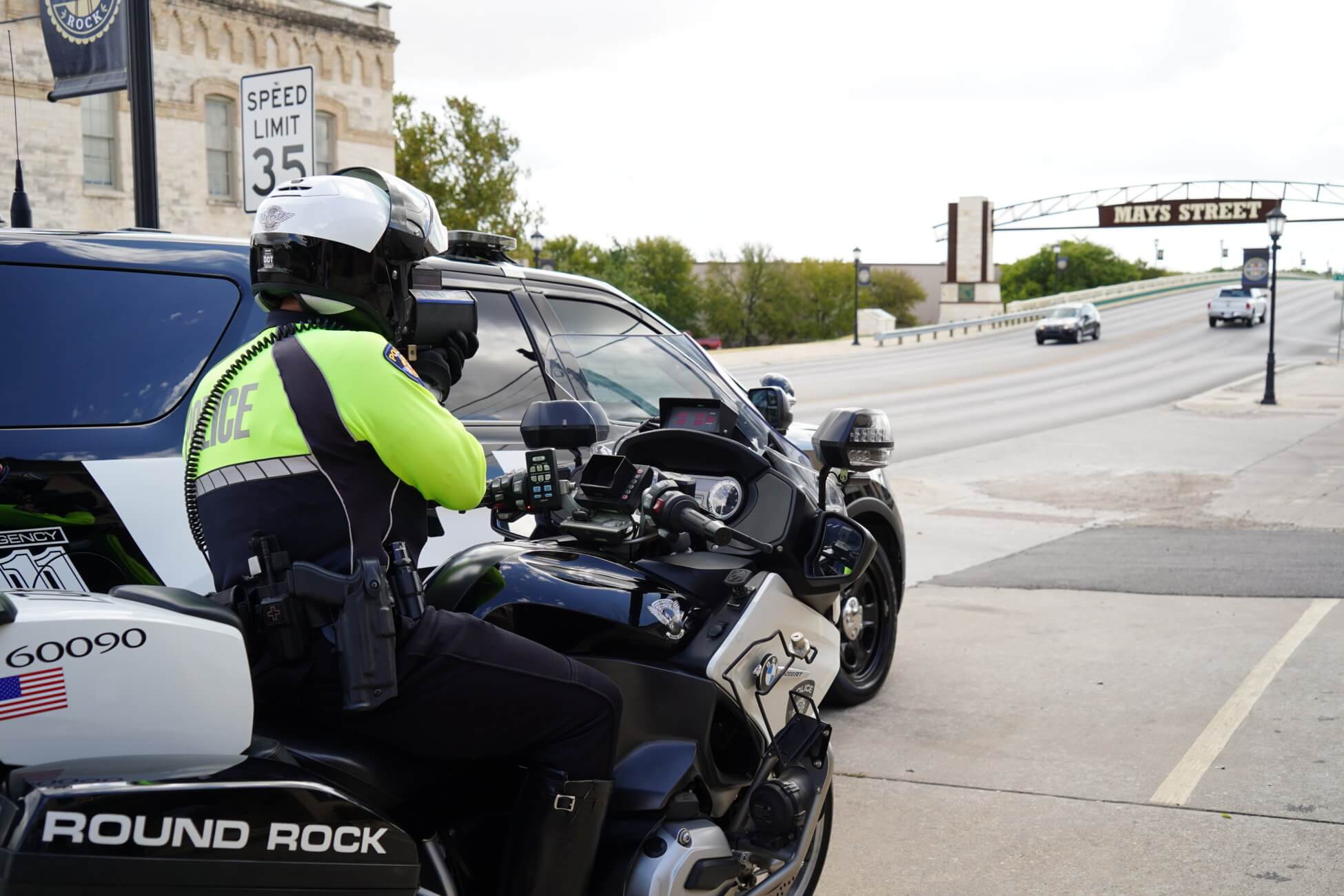 police motorcycle