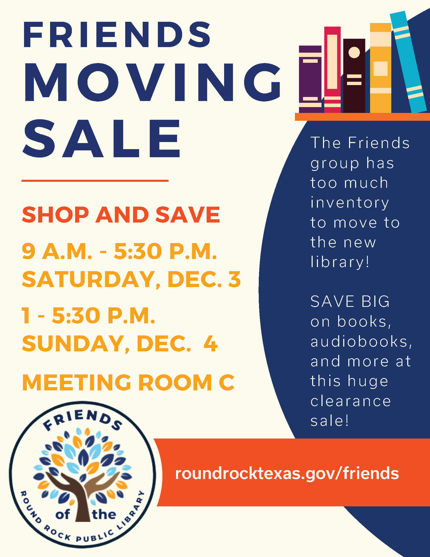 Friends of the Round Rock Library Moving Sale