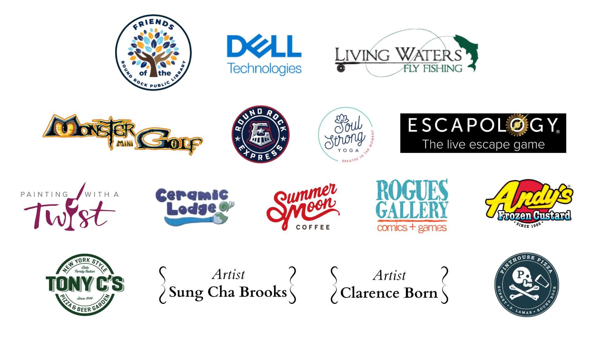 Image: Logos from our Summer Reading sponsors