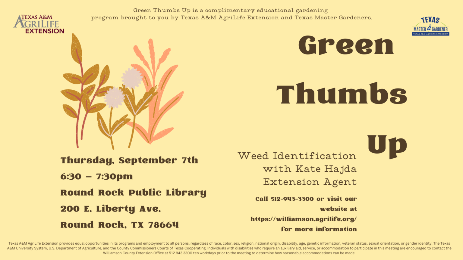 Library Calendar - City of Round Rock