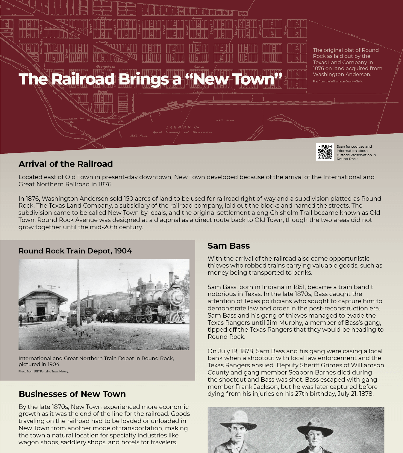 Portable History Displays - City of Round Rock