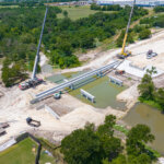 Old Settlers Blvd. Extension Beam Setting