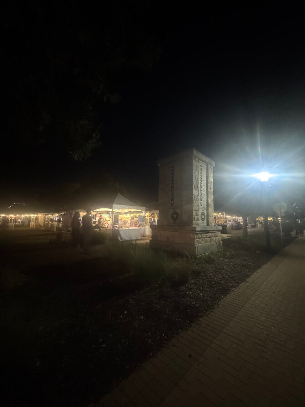 Centennial Plaza by Night