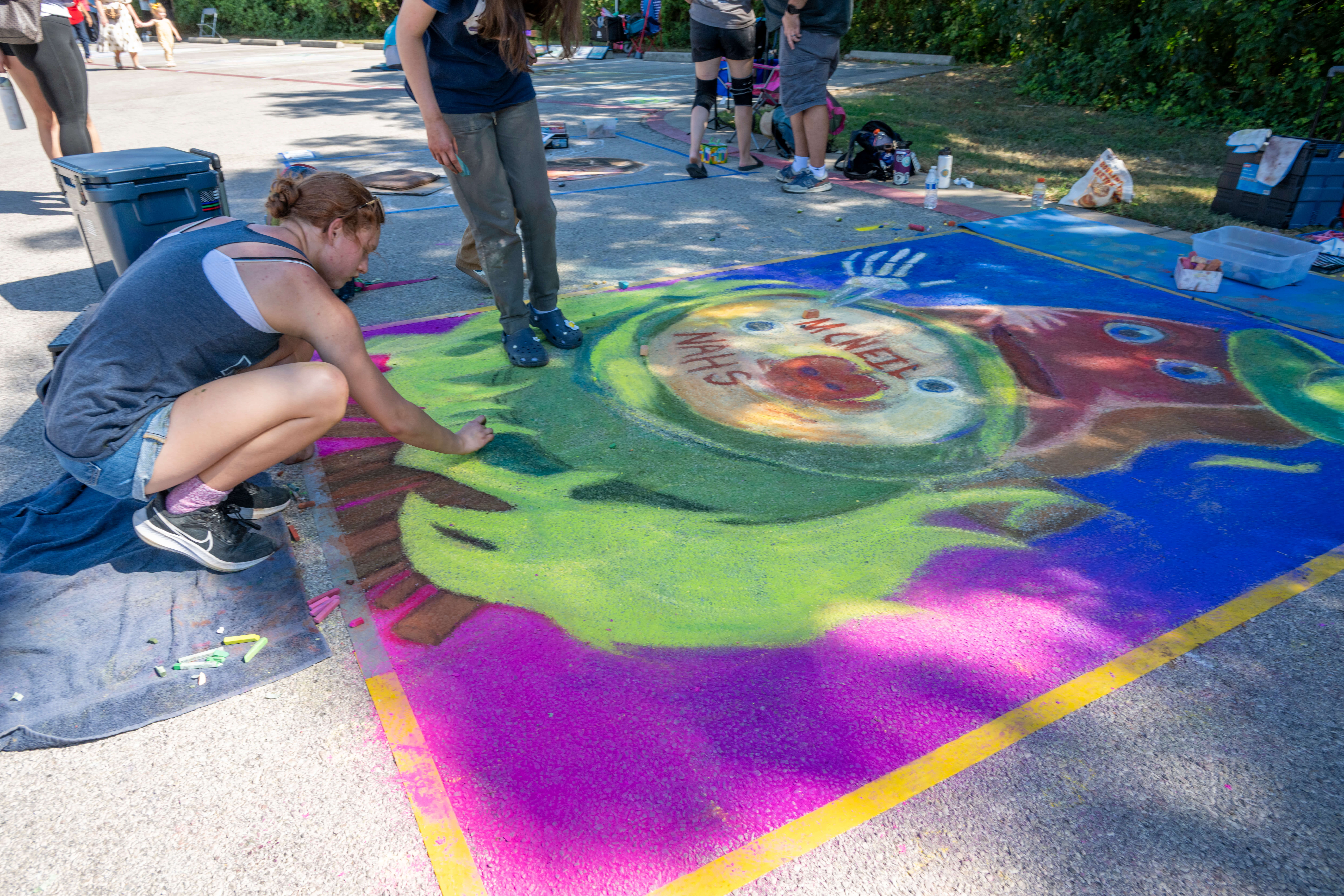Chalk Art McNeil NAHS