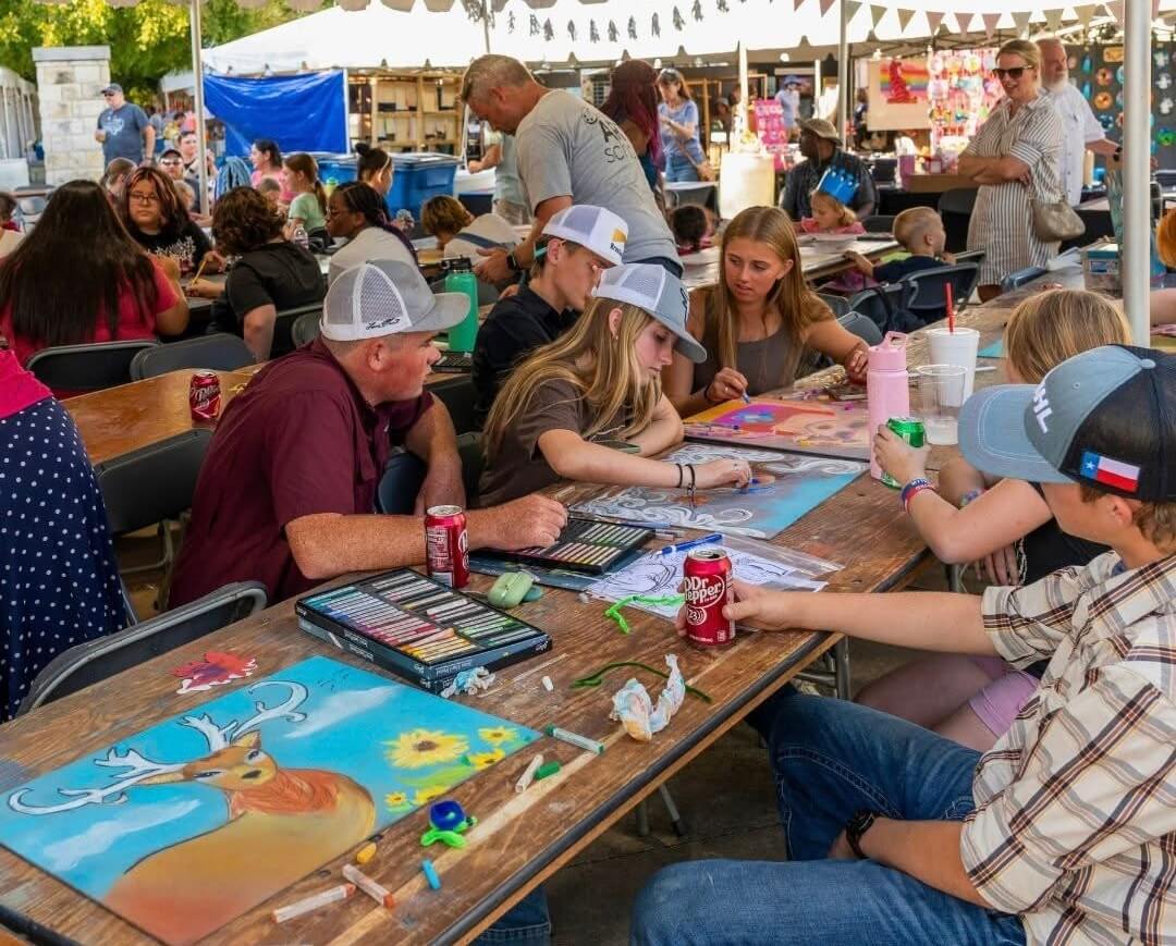 Chalk art tent 4