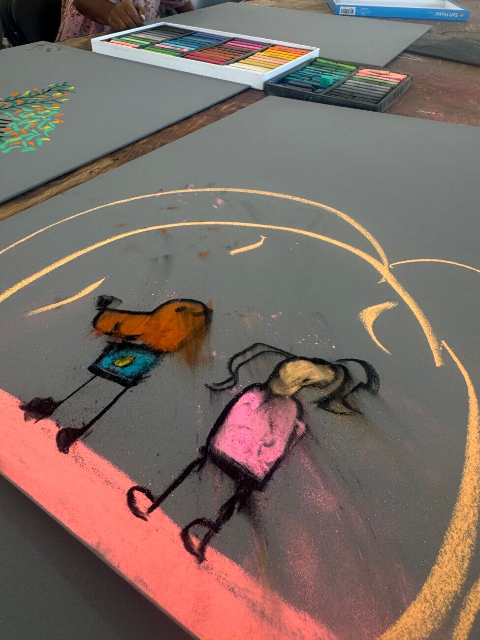 Chalk tent Sunday