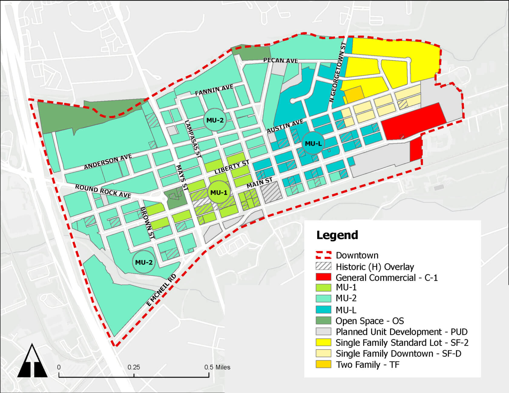 MU downtown zoning map adopted 10/23/25