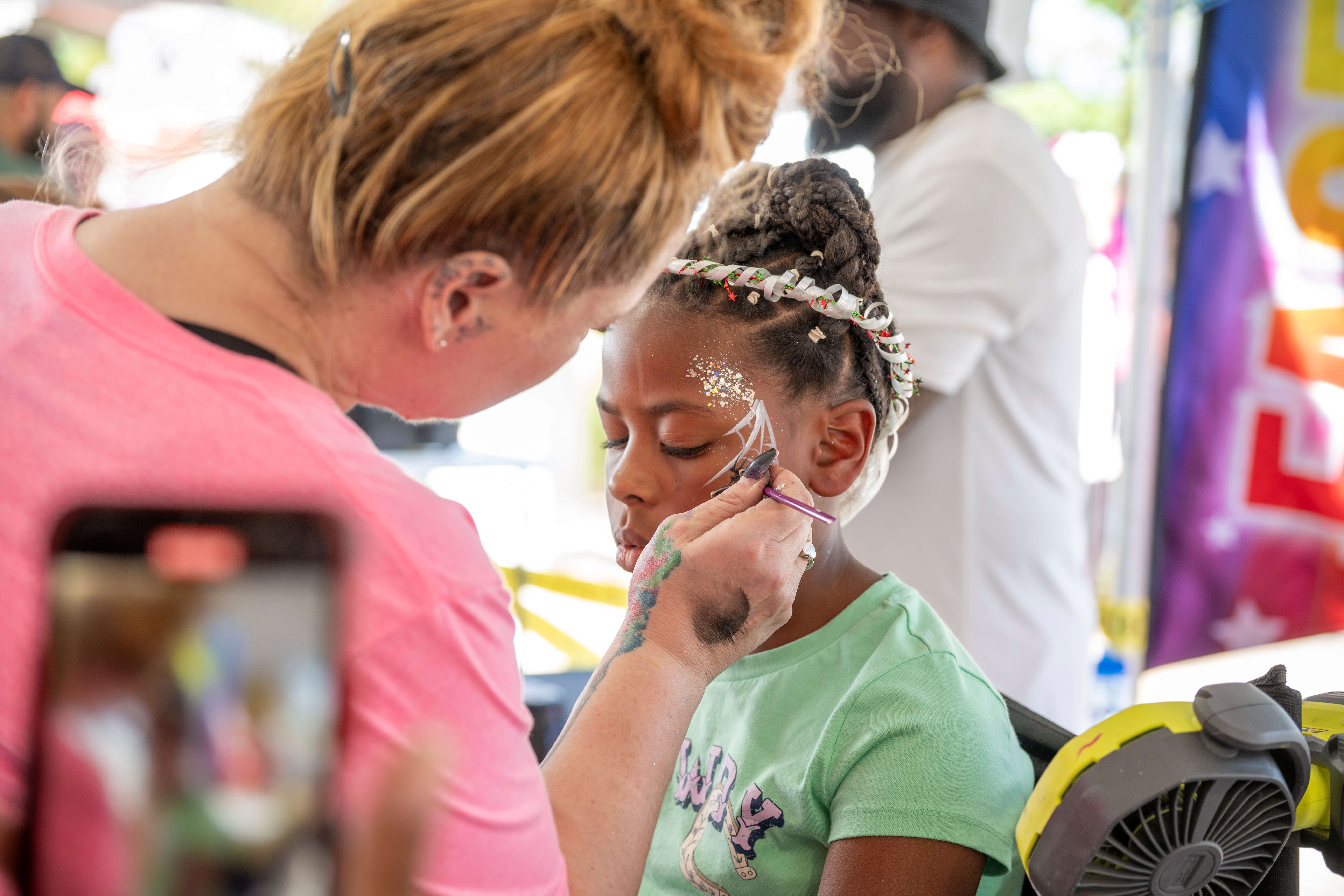 Facepainting with Lisa