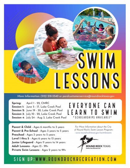 Swim Lessons Program guide summer 23